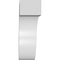 Ekena Millwork 5-in. W x 16-in. D x 16-in. H Del Monte Architectural Grade PVC Knee Brace BRCP05X16X16DEL - alternate 4